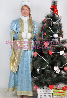 Костюмы Деда Мороза и Снегурочки -  Комплект «Боярский красно-золотой»