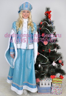 Костюмы Деда Мороза и Снегурочки -  Комплект «Боярский красно-серебристый»