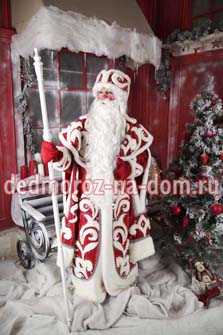 Костюмы Деда Мороза и Снегурочки -  Комплект «Снежный-2 + Чарующая»