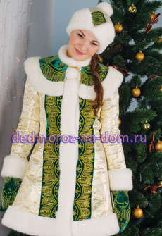 Костюмы Деда Мороза и Снегурочки -  Комплект «Таёжный»