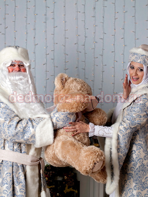 Костюмы Деда Мороза и Снегурочки -  Костюмы Деда Мороза и Снегурочки -  Комплект «Княжеский»